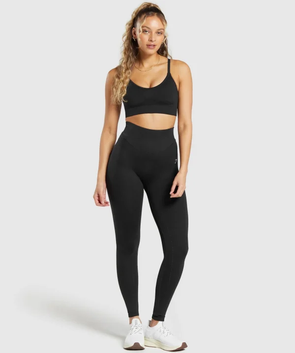 Discount Gymshark Sweat Seamless Sports Bra 2.0 Black