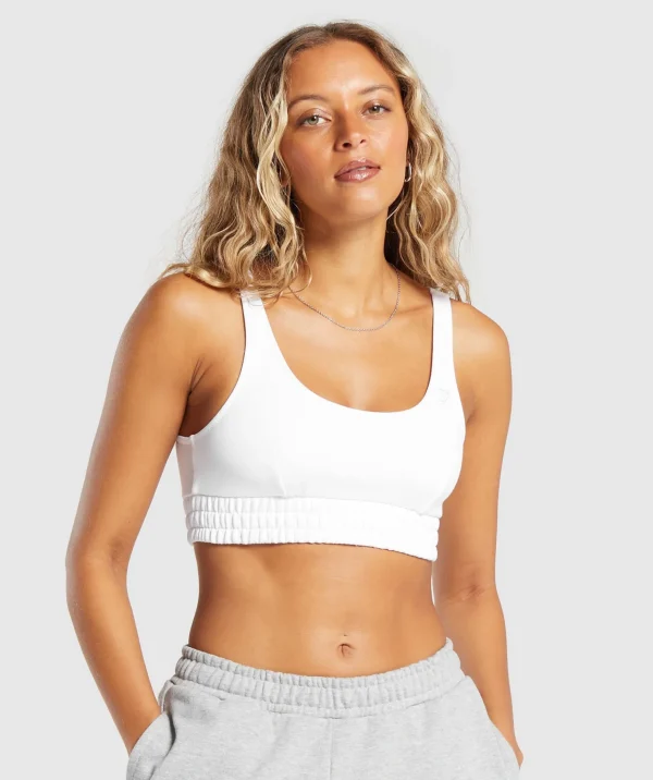 Outlet Gymshark Sweatshirt Bralette White