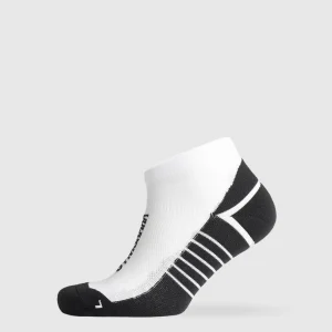 New Gymshark Tab Running Socks White/Black