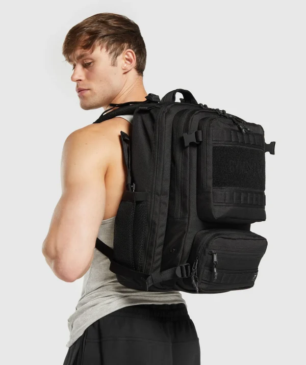 Discount Gymshark Tactical Backpack Black