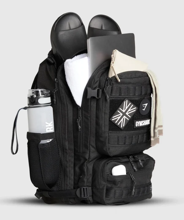 Discount Gymshark Tactical Backpack Black