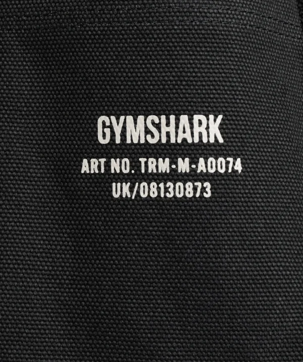 Best Gymshark Tactical Canvas Tote Bag Black