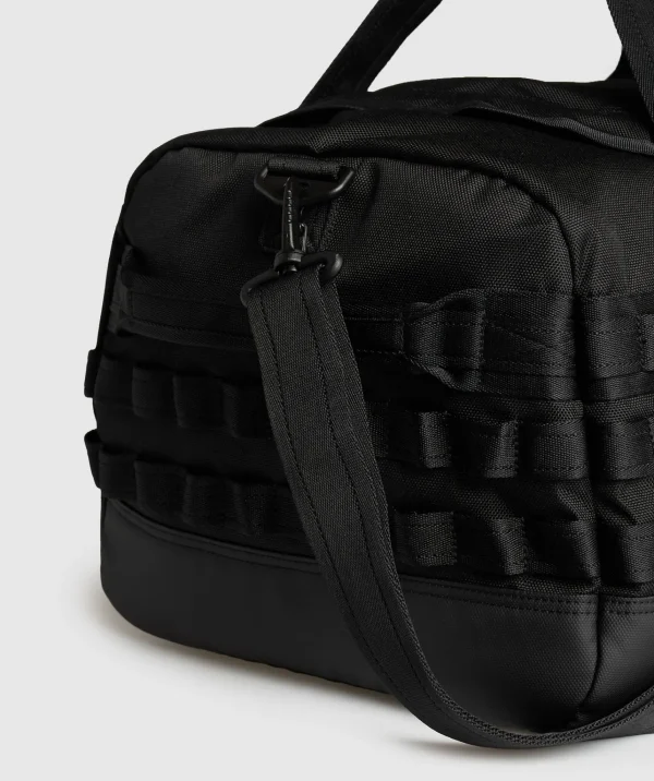 Clearance Gymshark Tactical Large Barrel Bag Black