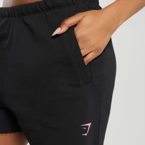 Online Gymshark Tattoo Shorts Black