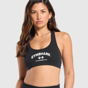 Sale Gymshark Team GS Bralette Black