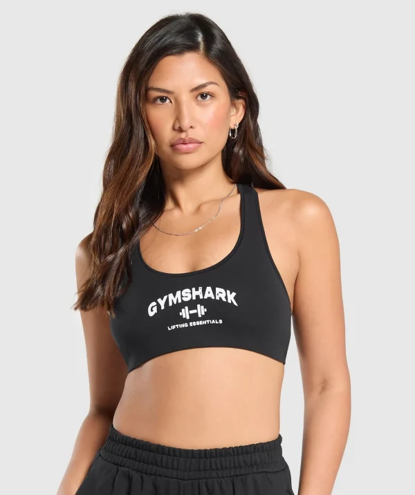 Sale Gymshark Team GS Bralette Black