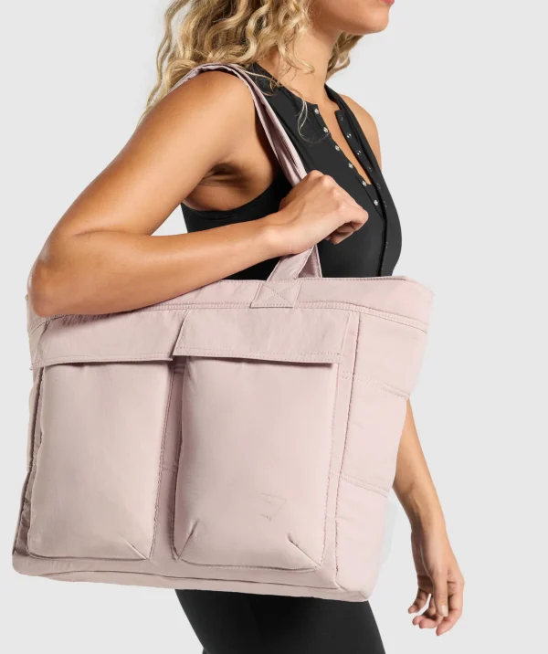 Online Gymshark Tote Bag MutedPink