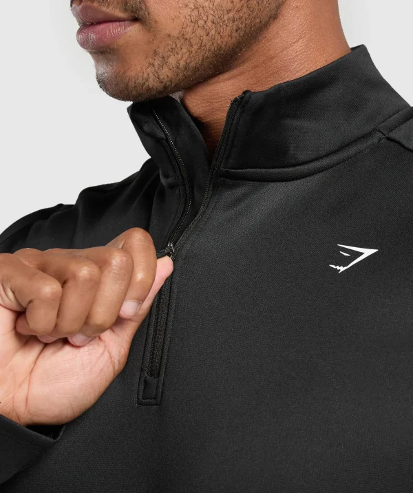 Fashion Gymshark Training 1/4 Zip Black