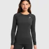 Best Gymshark Training Baselayer Long Sleeve Top Black