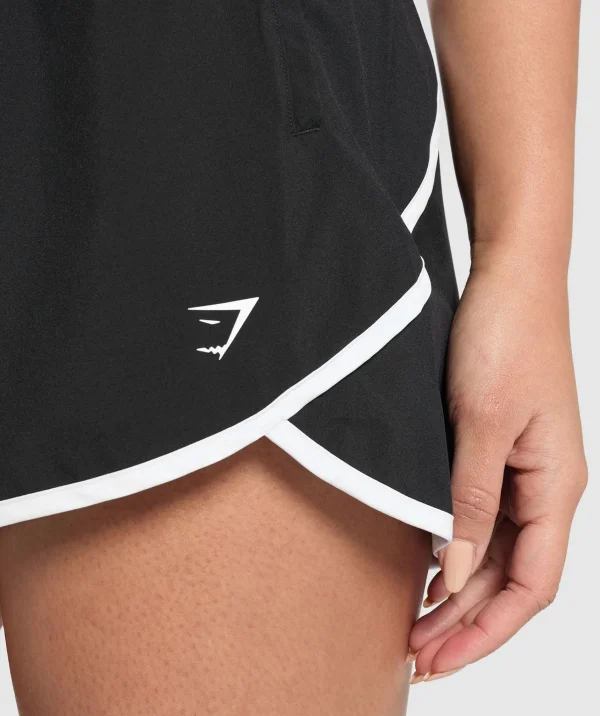 Online Gymshark Training Contrast Loose Shorts 2.5" Black