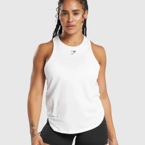 New Gymshark Training Cotton Tank White