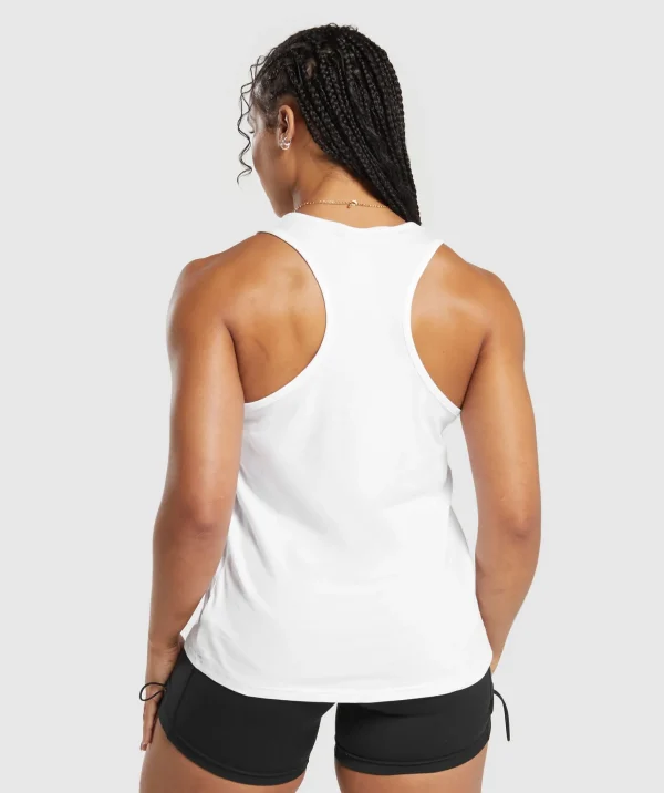 New Gymshark Training Cotton Tank White