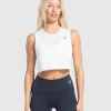 Best Gymshark Training Crop tank White