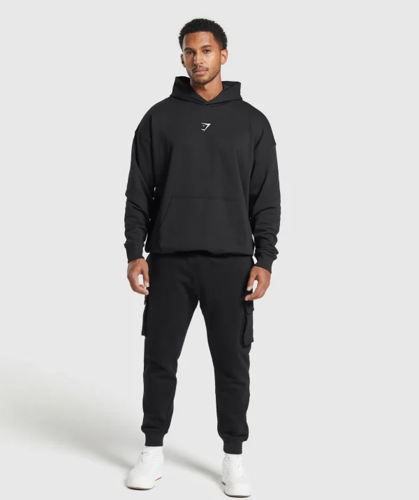 New Gymshark Training Dept. Hoodie Black