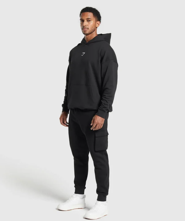 New Gymshark Training Dept. Hoodie Black