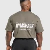 Best Gymshark Training Dept. T-Shirt CamoBrown