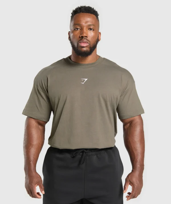 Best Gymshark Training Dept. T-Shirt CamoBrown