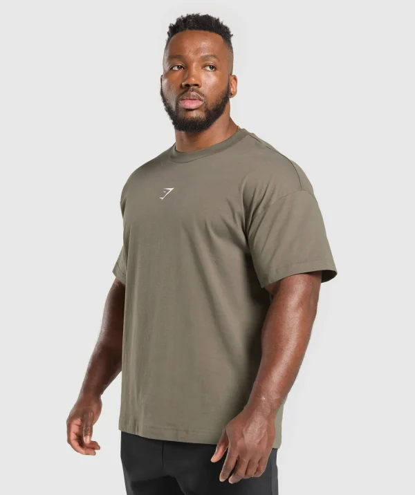 Best Gymshark Training Dept. T-Shirt CamoBrown