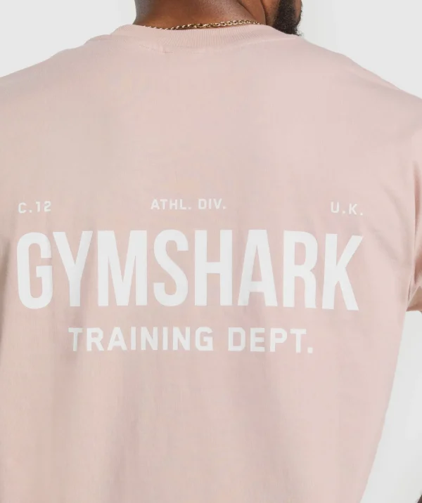 Best Gymshark Training Dept. T-Shirt MutedPink