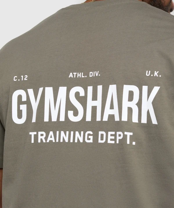 Best Gymshark Training Dept. T-Shirt CamoBrown