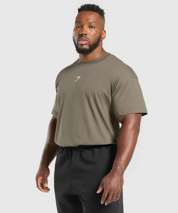 Best Gymshark Training Dept. T-Shirt CamoBrown