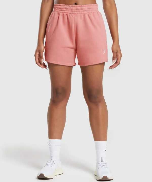 Online Gymshark Training Fleece Shorts ClassicPink