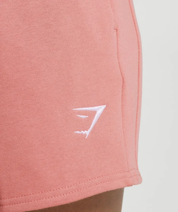 Online Gymshark Training Fleece Shorts ClassicPink