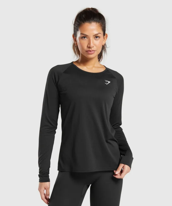 New Gymshark Training Long Sleeve Top Black