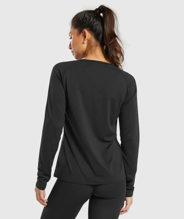 New Gymshark Training Long Sleeve Top Black