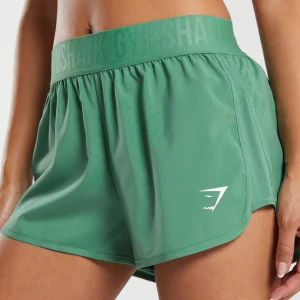 New Gymshark Training Loose Fit Shorts DisciplineGreen