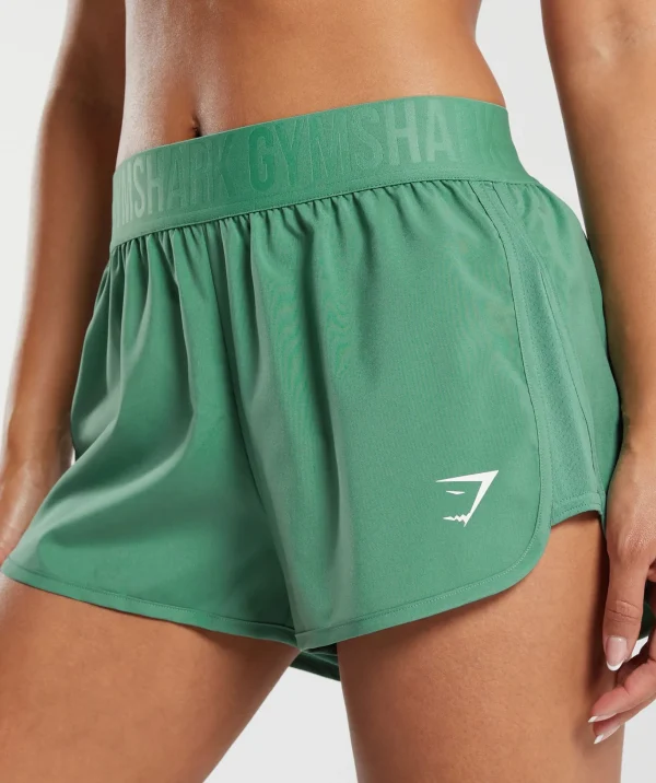 New Gymshark Training Loose Fit Shorts DisciplineGreen