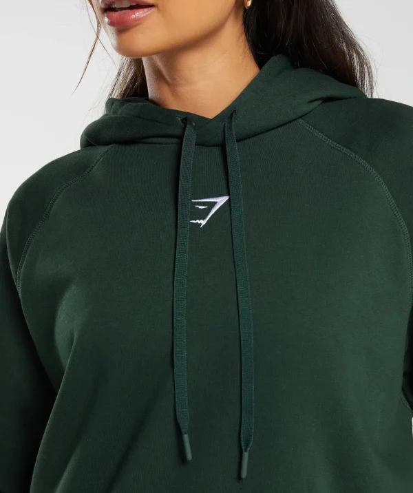 Hot Gymshark Training Oversized Fleece Hoodie VictoryGreen