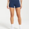 New Gymshark Training Tight Shorts Navy