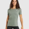 Outlet Gymshark Training T-Shirt UnitGreen