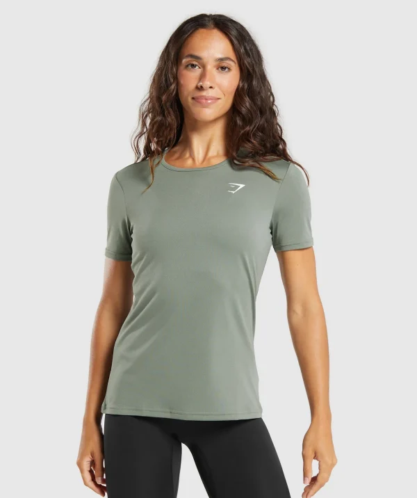 Outlet Gymshark Training T-Shirt UnitGreen