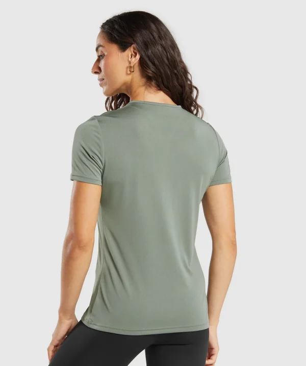 Outlet Gymshark Training T-Shirt UnitGreen