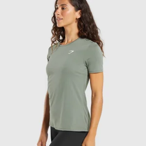 Outlet Gymshark Training T-Shirt UnitGreen