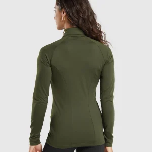 Sale Gymshark Training Zip Up Jacket WinterOlive