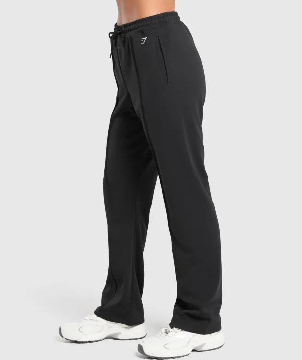 Clearance Gymshark Tricot Joggers Black