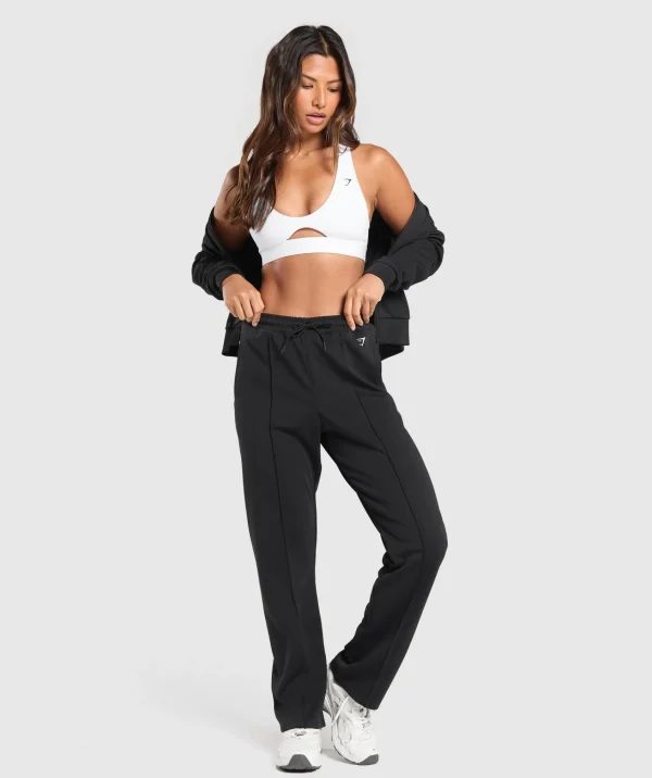 Clearance Gymshark Tricot Joggers Black