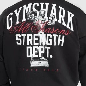 Sale Gymshark Trophy Graphic Crew Black