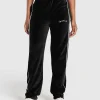 Online Gymshark Velour Joggers Black