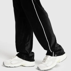 Online Gymshark Velour Joggers Black