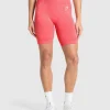 Discount Gymshark Vital Seamless 7 Inch Shorts CoralRedMarl