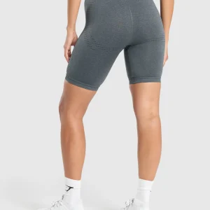 Fashion Gymshark Vital Seamless 7 inch Shorts StrongGrey/Marl