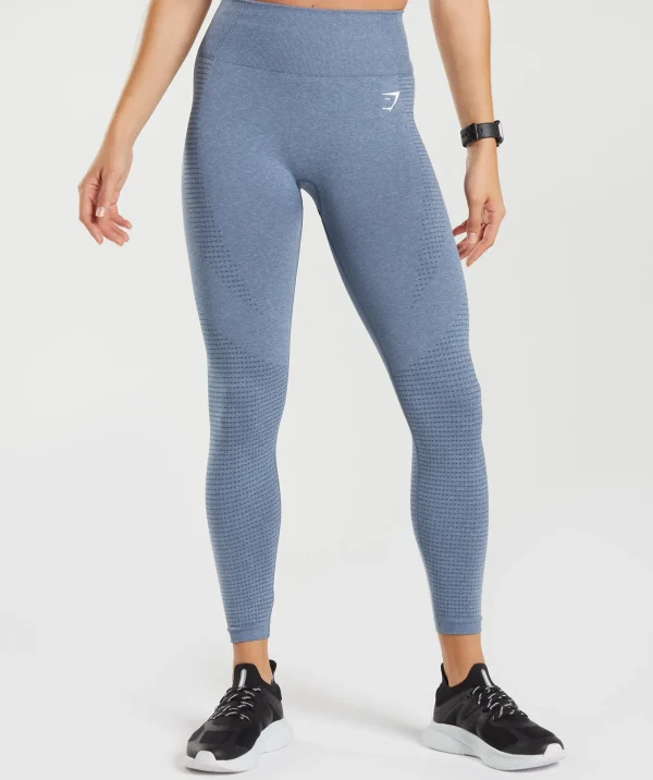 Discount Gymshark Vital Seamless 2.0 Leggings EveningBlueMarl