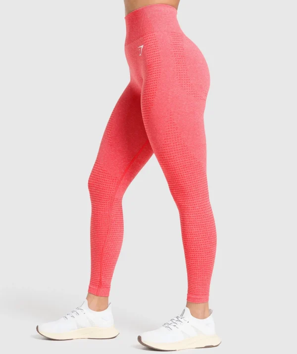 New Gymshark Vital Seamless 2.0 Leggings CoralRedMarl