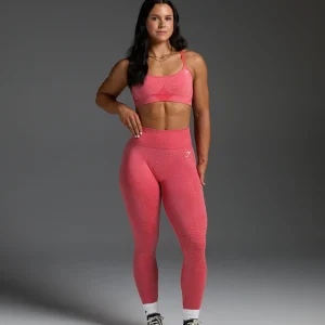 New Gymshark Vital Seamless 2.0 Leggings CoralRedMarl