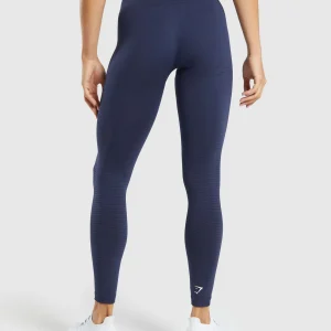 Fashion Gymshark Vital Seamless 2.0 Leggings HeavyBlue/Marl