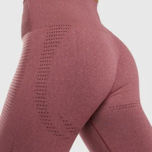 Discount Gymshark Vital Seamless 2.0 Leggings BurgundyPink/Marl